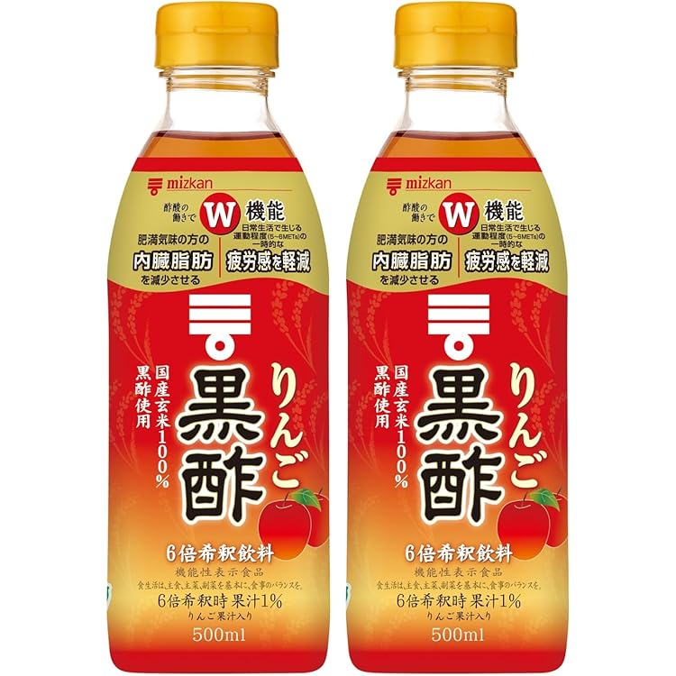 Amazon.co.jp: ミツカン すっきり りんご酢 植物性乳酸菌入り (リンゴ